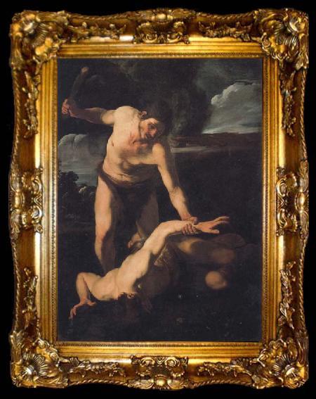 framed  MANFREDI, Bartolomeo Cain and Abel, ta009-2